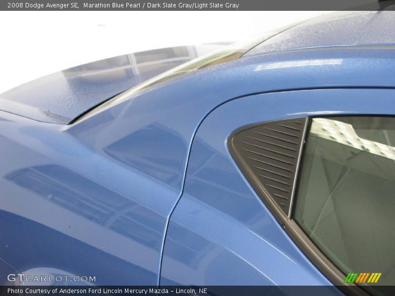 Marathon Blue Pearl / Dark Slate Gray/Light Slate Gray 2008 Dodge Avenger SE
