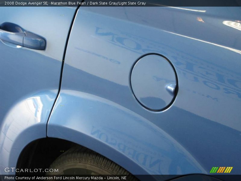 Marathon Blue Pearl / Dark Slate Gray/Light Slate Gray 2008 Dodge Avenger SE