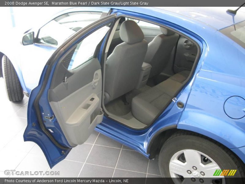 Marathon Blue Pearl / Dark Slate Gray/Light Slate Gray 2008 Dodge Avenger SE