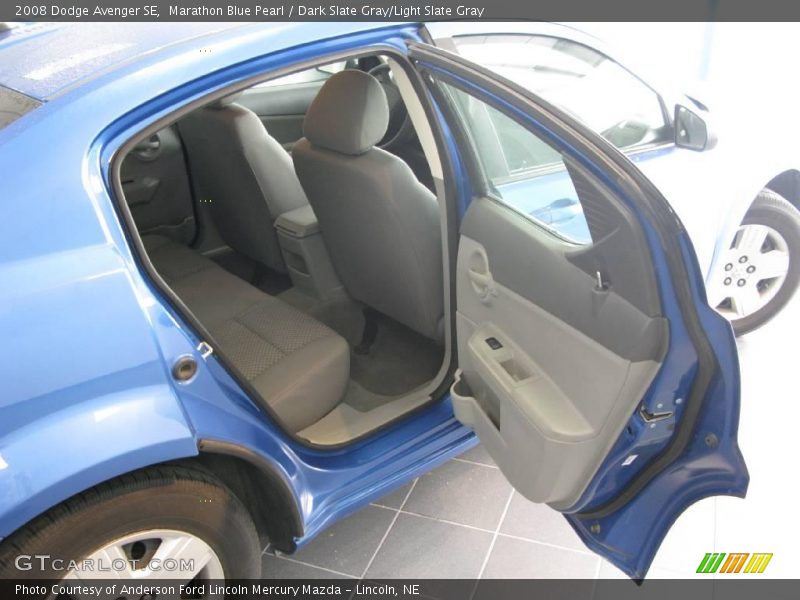 Marathon Blue Pearl / Dark Slate Gray/Light Slate Gray 2008 Dodge Avenger SE