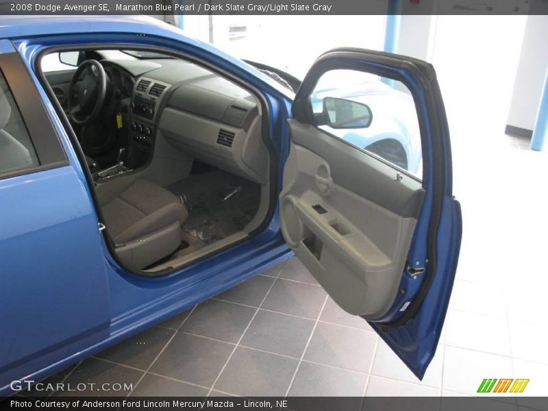 Marathon Blue Pearl / Dark Slate Gray/Light Slate Gray 2008 Dodge Avenger SE