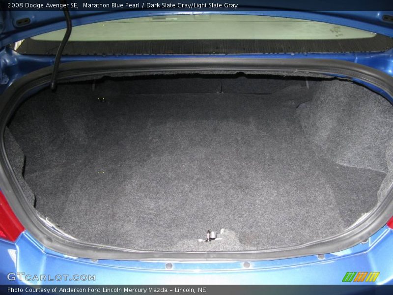 Marathon Blue Pearl / Dark Slate Gray/Light Slate Gray 2008 Dodge Avenger SE