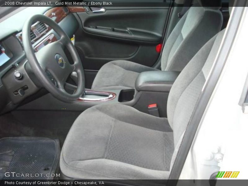 Gold Mist Metallic / Ebony Black 2008 Chevrolet Impala LT