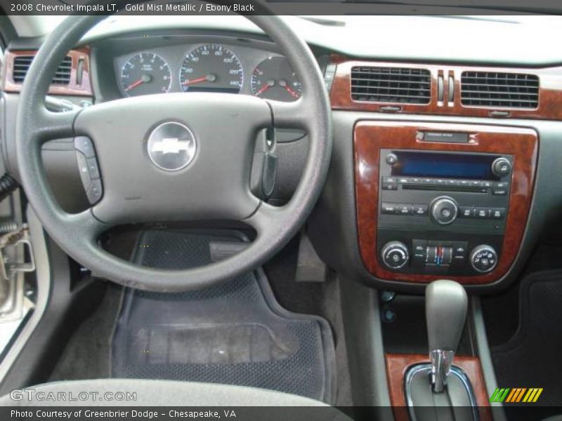 Gold Mist Metallic / Ebony Black 2008 Chevrolet Impala LT