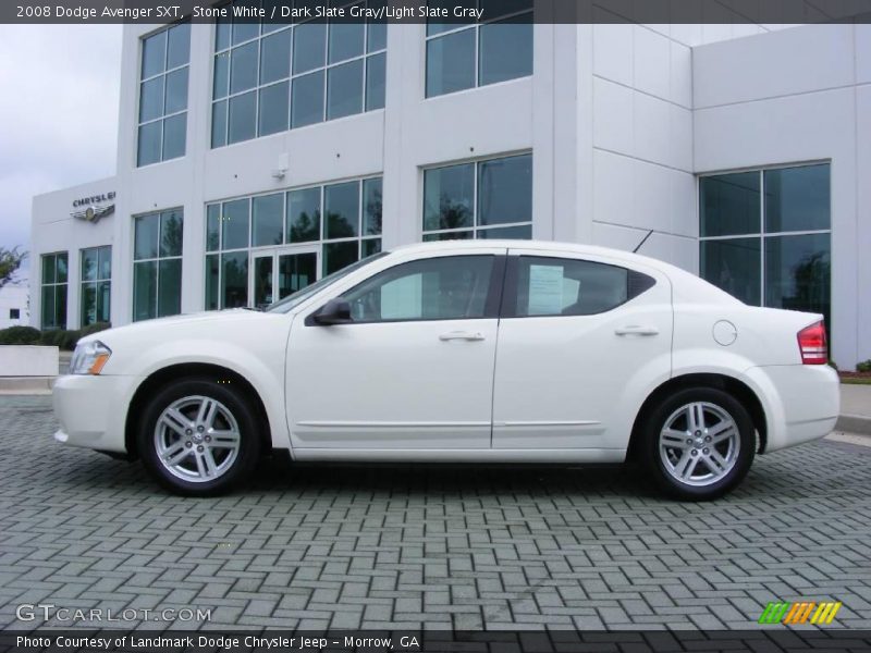 Stone White / Dark Slate Gray/Light Slate Gray 2008 Dodge Avenger SXT