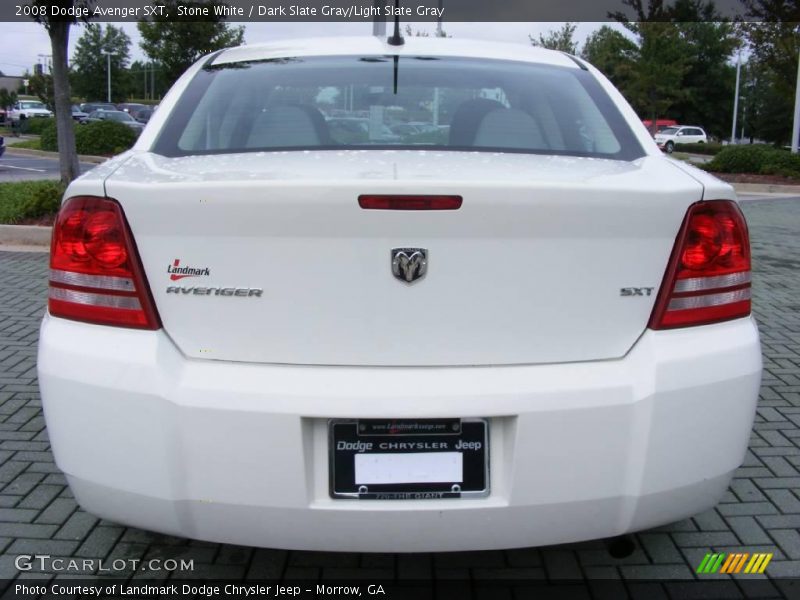Stone White / Dark Slate Gray/Light Slate Gray 2008 Dodge Avenger SXT