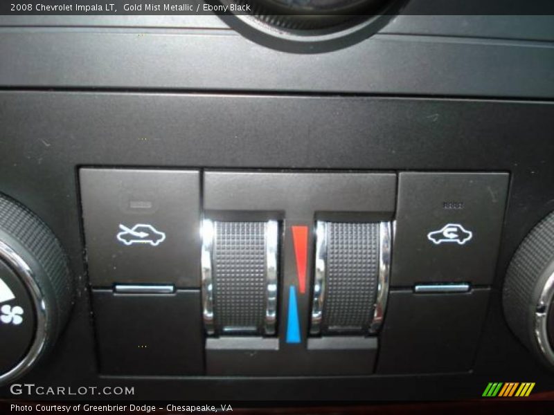 Gold Mist Metallic / Ebony Black 2008 Chevrolet Impala LT