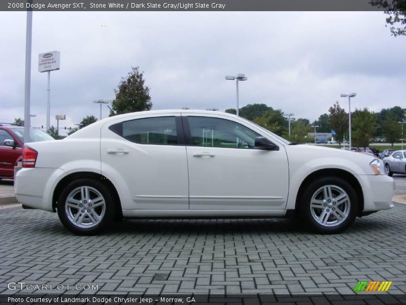 Stone White / Dark Slate Gray/Light Slate Gray 2008 Dodge Avenger SXT