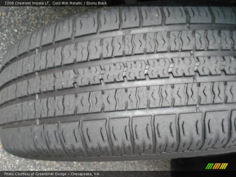 Gold Mist Metallic / Ebony Black 2008 Chevrolet Impala LT