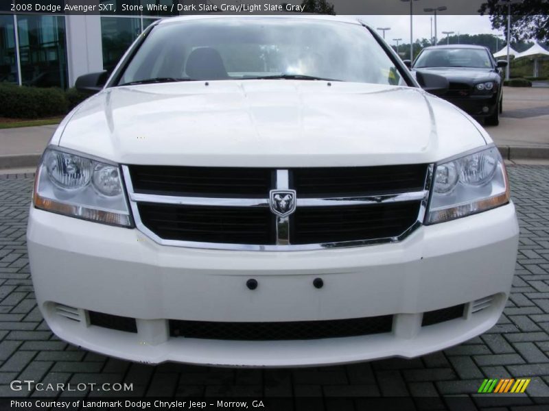 Stone White / Dark Slate Gray/Light Slate Gray 2008 Dodge Avenger SXT