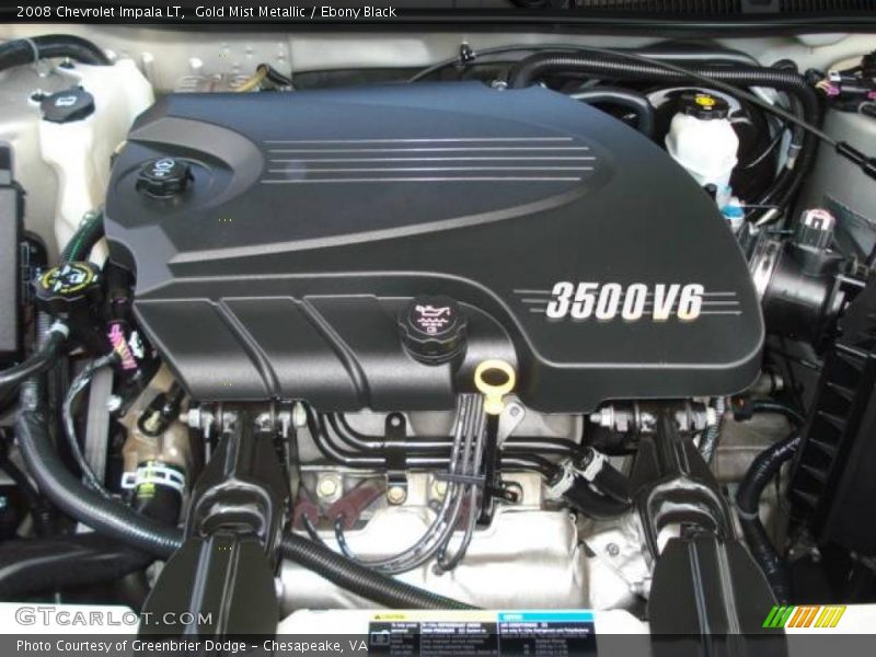 Gold Mist Metallic / Ebony Black 2008 Chevrolet Impala LT