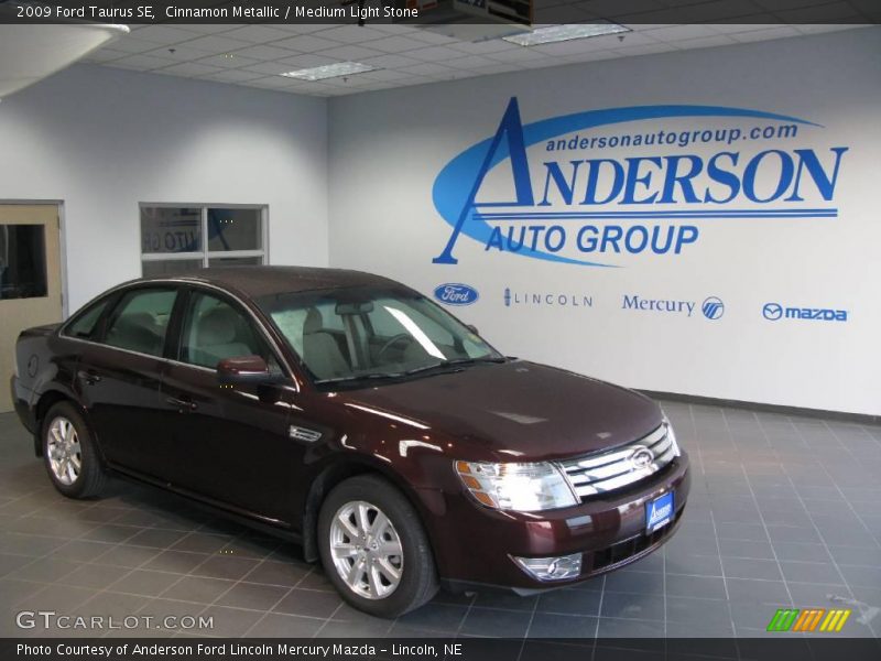 Cinnamon Metallic / Medium Light Stone 2009 Ford Taurus SE