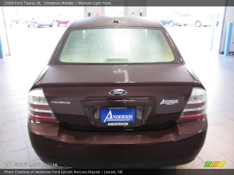 Cinnamon Metallic / Medium Light Stone 2009 Ford Taurus SE
