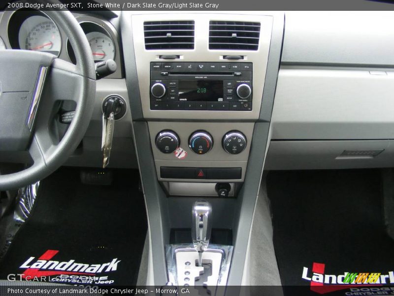 Stone White / Dark Slate Gray/Light Slate Gray 2008 Dodge Avenger SXT