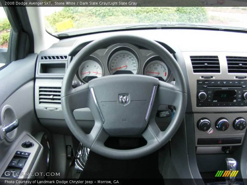 Stone White / Dark Slate Gray/Light Slate Gray 2008 Dodge Avenger SXT