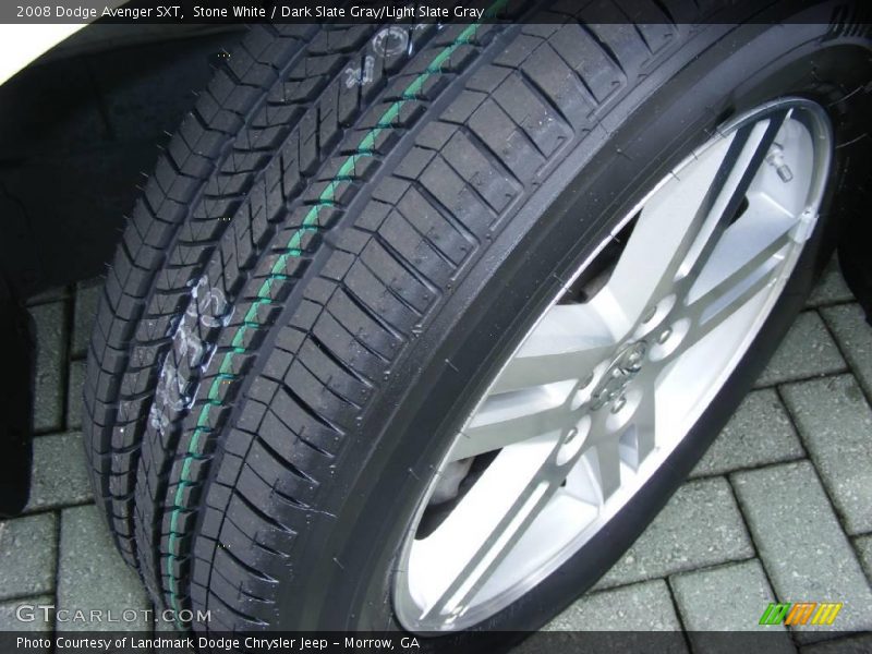 Stone White / Dark Slate Gray/Light Slate Gray 2008 Dodge Avenger SXT