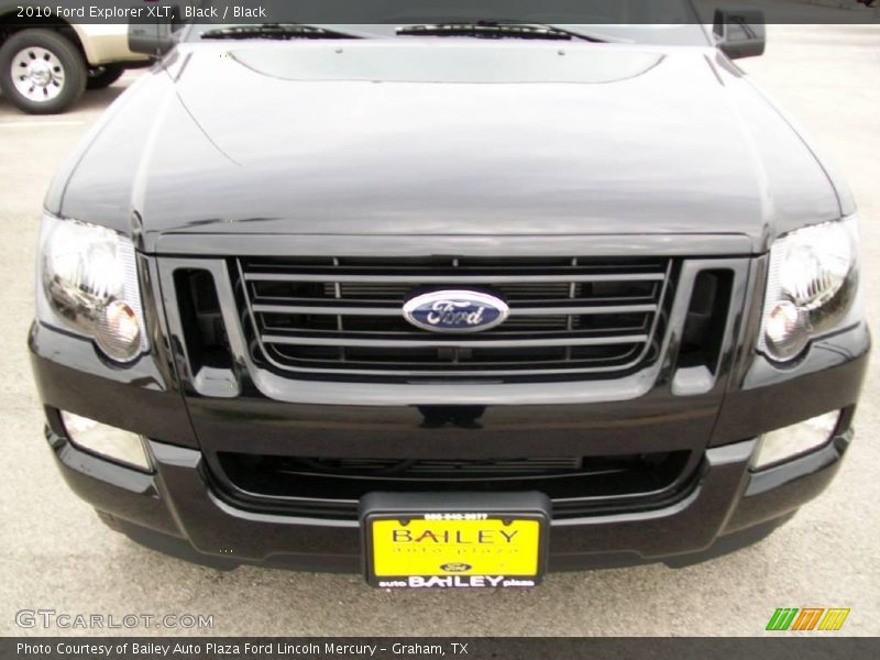 Black / Black 2010 Ford Explorer XLT