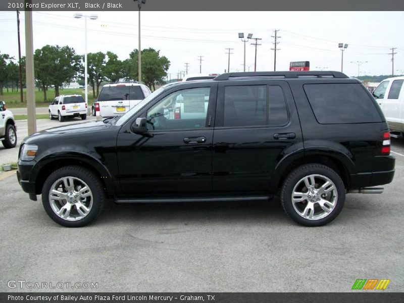 Black / Black 2010 Ford Explorer XLT