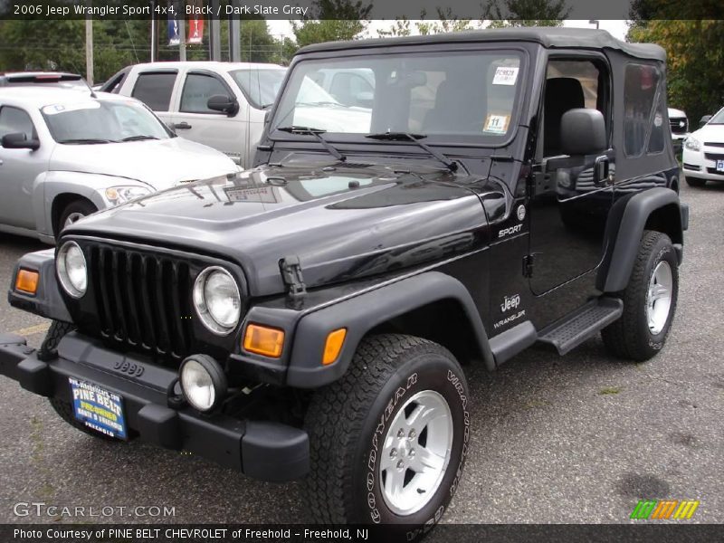 Black / Dark Slate Gray 2006 Jeep Wrangler Sport 4x4
