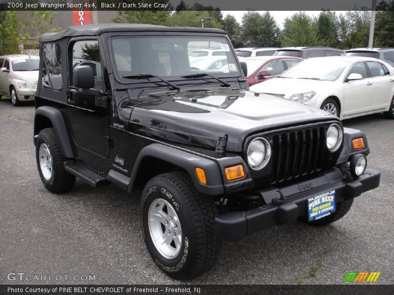 Black / Dark Slate Gray 2006 Jeep Wrangler Sport 4x4