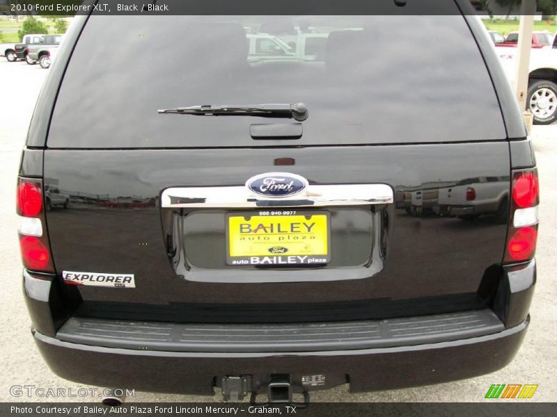 Black / Black 2010 Ford Explorer XLT