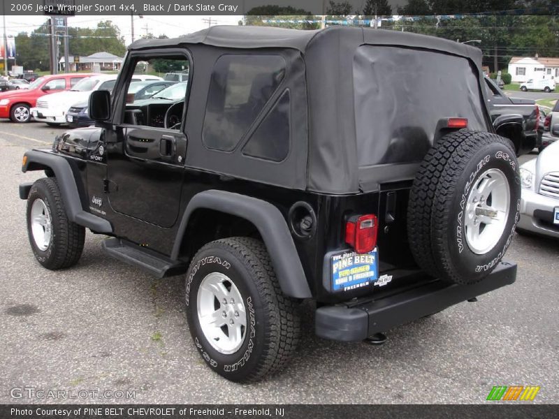 Black / Dark Slate Gray 2006 Jeep Wrangler Sport 4x4