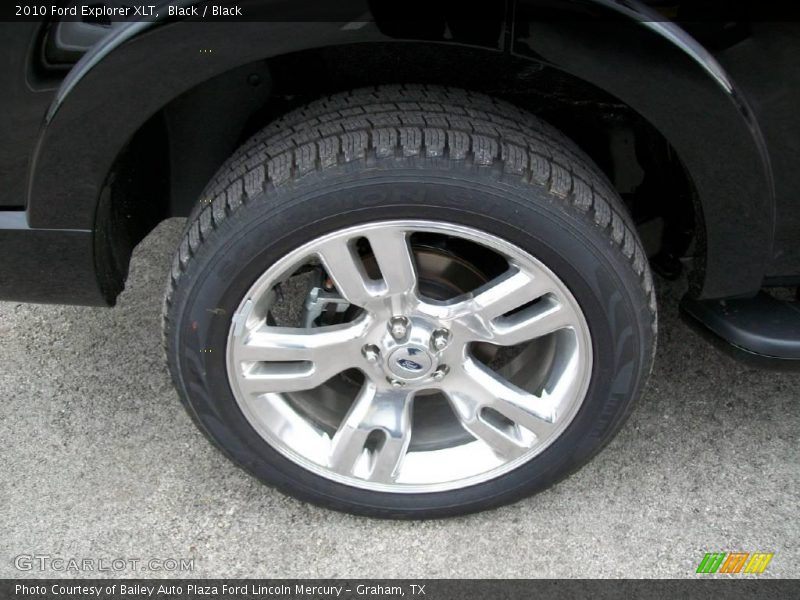 Black / Black 2010 Ford Explorer XLT