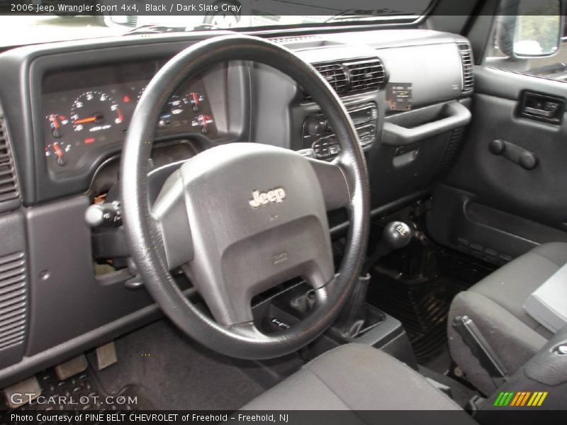 Black / Dark Slate Gray 2006 Jeep Wrangler Sport 4x4