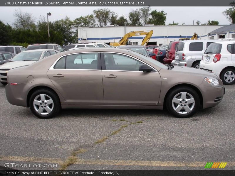 Amber Bronze Metallic / Cocoa/Cashmere Beige 2008 Chevrolet Malibu LS Sedan