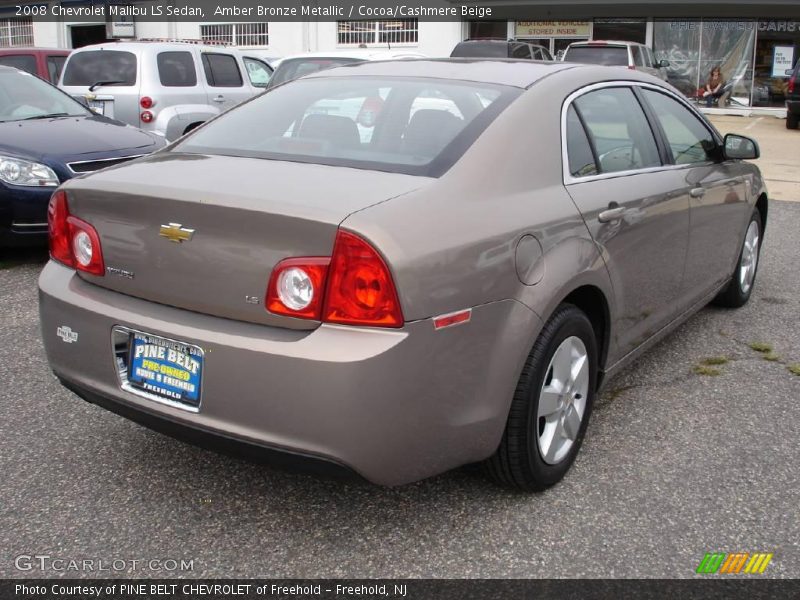 Amber Bronze Metallic / Cocoa/Cashmere Beige 2008 Chevrolet Malibu LS Sedan