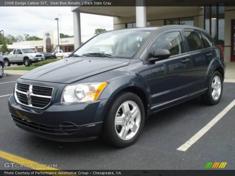 Steel Blue Metallic / Dark Slate Gray 2008 Dodge Caliber SXT