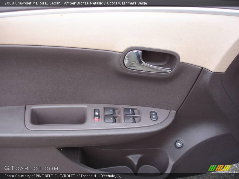 Amber Bronze Metallic / Cocoa/Cashmere Beige 2008 Chevrolet Malibu LS Sedan