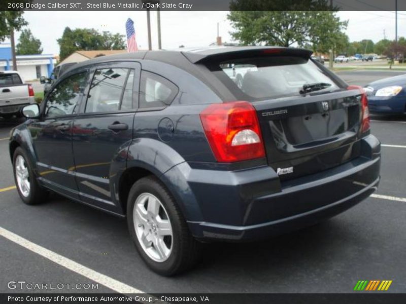 Steel Blue Metallic / Dark Slate Gray 2008 Dodge Caliber SXT