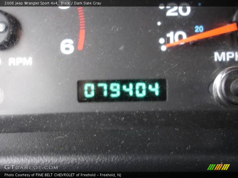 Black / Dark Slate Gray 2006 Jeep Wrangler Sport 4x4