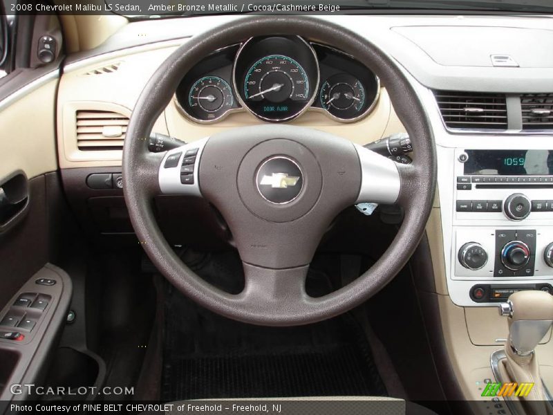 Amber Bronze Metallic / Cocoa/Cashmere Beige 2008 Chevrolet Malibu LS Sedan