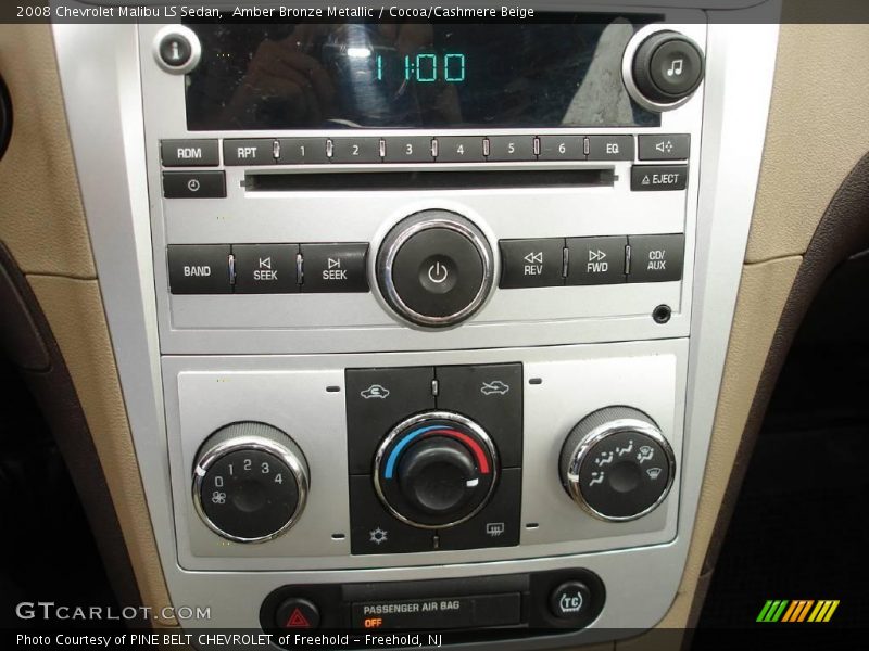 Amber Bronze Metallic / Cocoa/Cashmere Beige 2008 Chevrolet Malibu LS Sedan