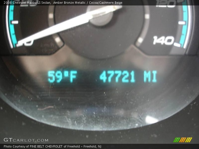 Amber Bronze Metallic / Cocoa/Cashmere Beige 2008 Chevrolet Malibu LS Sedan