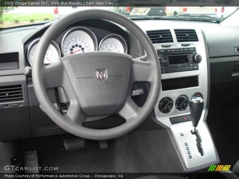 Steel Blue Metallic / Dark Slate Gray 2008 Dodge Caliber SXT