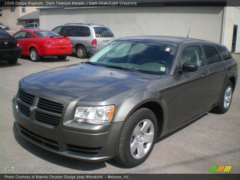 Dark Titanium Metallic / Dark Khaki/Light Graystone 2008 Dodge Magnum