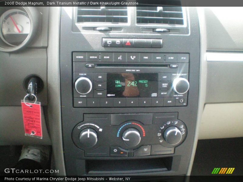 Dark Titanium Metallic / Dark Khaki/Light Graystone 2008 Dodge Magnum