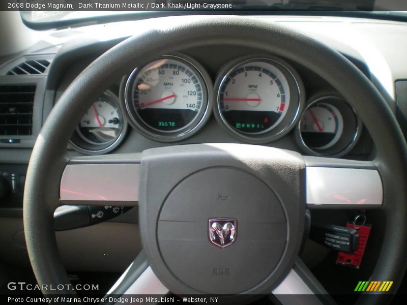 Dark Titanium Metallic / Dark Khaki/Light Graystone 2008 Dodge Magnum