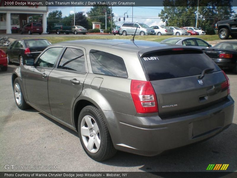 Dark Titanium Metallic / Dark Khaki/Light Graystone 2008 Dodge Magnum