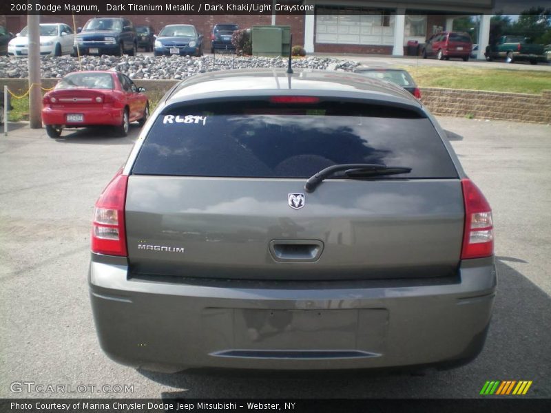 Dark Titanium Metallic / Dark Khaki/Light Graystone 2008 Dodge Magnum