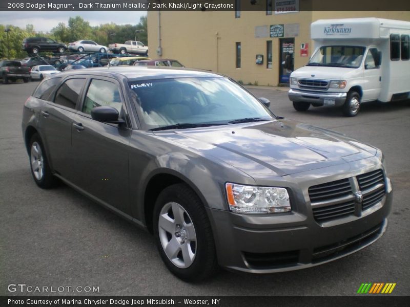 Dark Titanium Metallic / Dark Khaki/Light Graystone 2008 Dodge Magnum