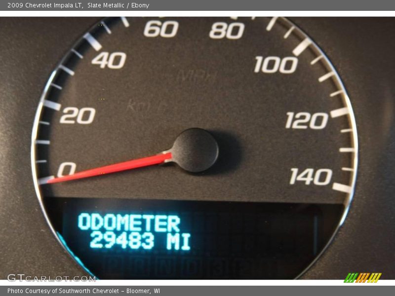 Slate Metallic / Ebony 2009 Chevrolet Impala LT