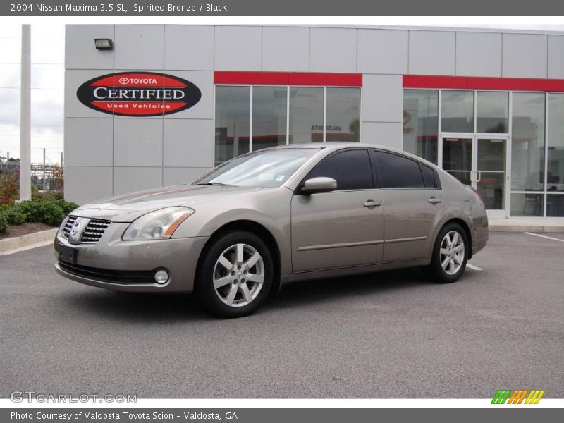 Spirited Bronze / Black 2004 Nissan Maxima 3.5 SL