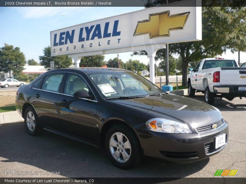 Mocha Bronze Metallic / Neutral 2009 Chevrolet Impala LT