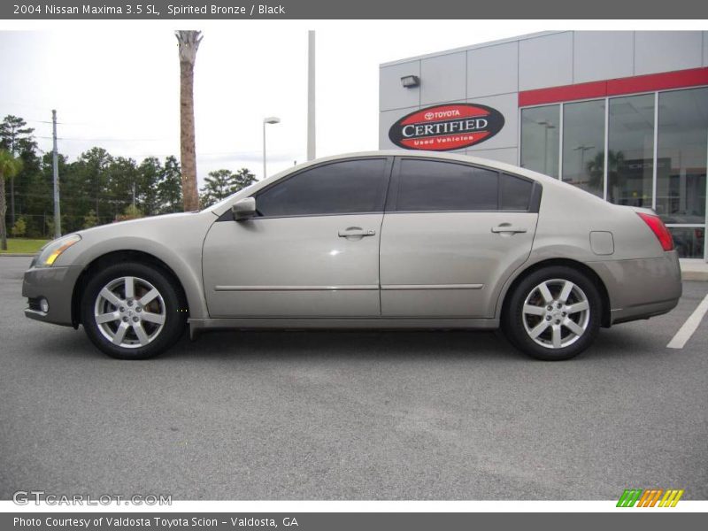 Spirited Bronze / Black 2004 Nissan Maxima 3.5 SL
