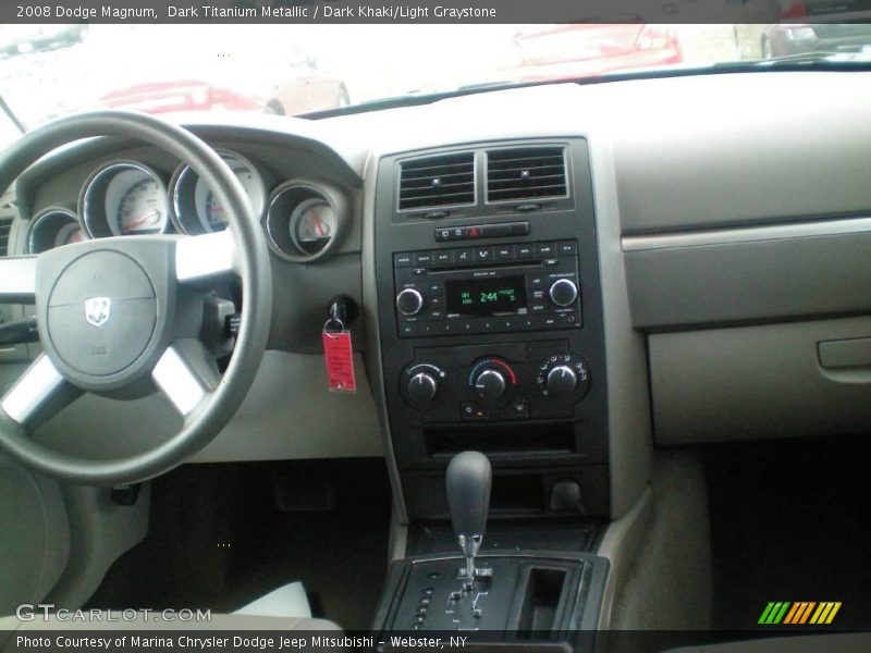 Dark Titanium Metallic / Dark Khaki/Light Graystone 2008 Dodge Magnum