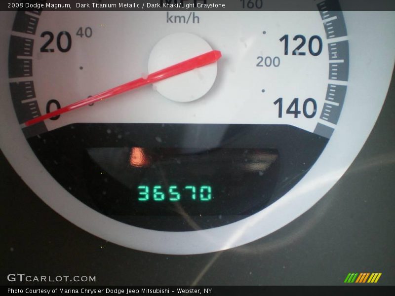 Dark Titanium Metallic / Dark Khaki/Light Graystone 2008 Dodge Magnum